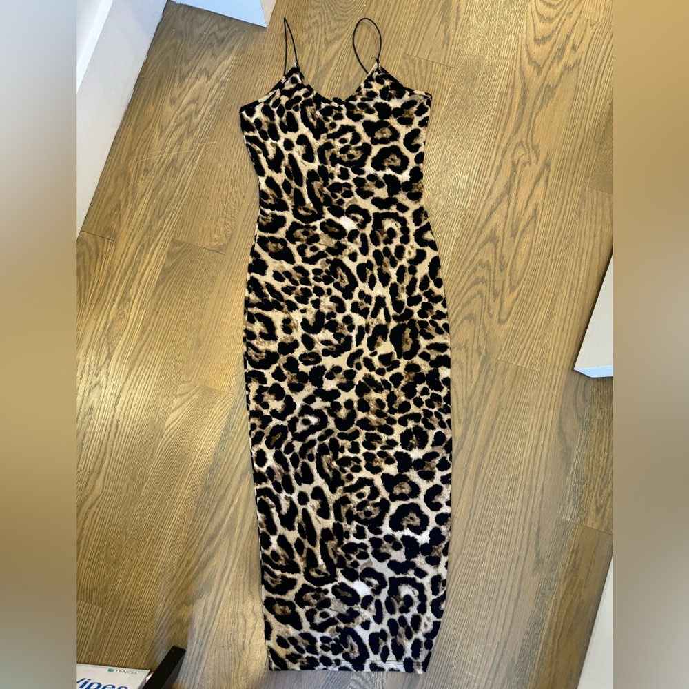Sexy leopard dress